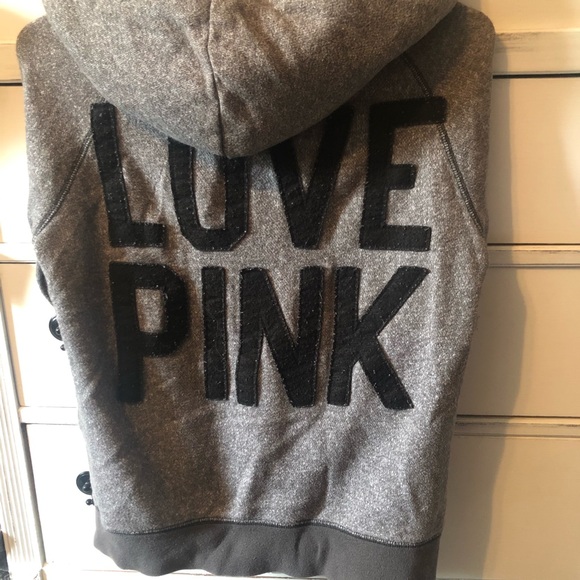 PINK Victoria’s Secret zip-up sweater - Picture 2 of 5